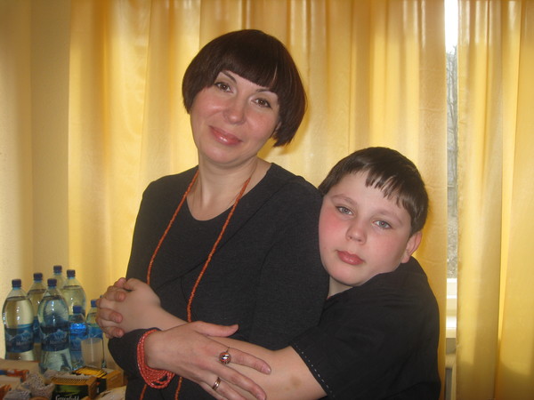 Наталья Звездина и сын Аркадий